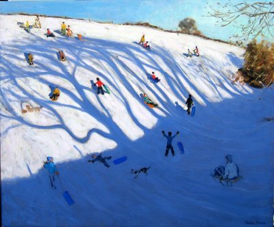 Schatten auf einem Hügel, Monyash von Andrew Macara